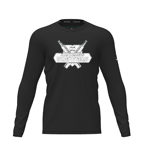 [CUS-DRIF-TEES-PER-CNK-LSL-BLK-YXS-LOGO1] Dri Fit Performance T-Shirt (Youth XS, Black, Logo 1, Long Sleeve)