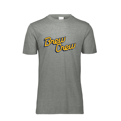 [FTSCUBGY-AS-LOGO2] Decker Men's Tri-Blend T-Shirt - Short Sleeve (Adult S, Gray, Logo 2)