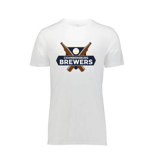 [FTSCUBWH-YS-LOGO1] Decker Youth Tri-Blend T-Shirt - Short Sleeve (Youth S, White, Logo 1)