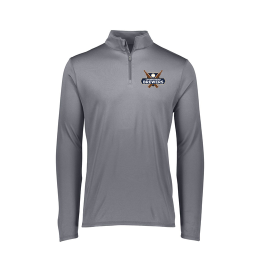 [FTLQFLGY-FAXS-LOGO1] Decker Women's Flex-Lite 1/4 Zip Shirt (Female Adult XS, Gray, Logo 1)