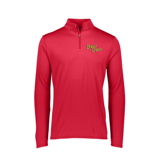 [FTLQFLRD-FAXS-LOGO2] Decker Women's Flex-Lite 1/4 Zip Shirt (Female Adult XS, Red, Logo 2)