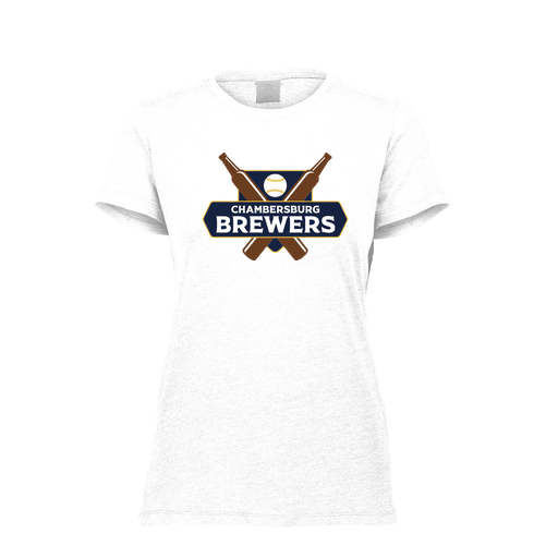 [FTSCUBWH-FAXS-LOGO1] Decker Women's Tri-Blend T-Shirt - Short Sleeve (Female Adult XS, White, Logo 1)