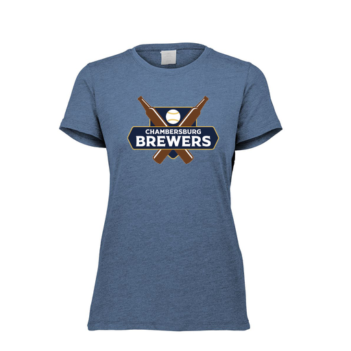 [FTSCUBNV-FAXS-LOGO1] Decker Women's Tri-Blend T-Shirt - Short Sleeve (Female Adult XS, Navy, Logo 1)