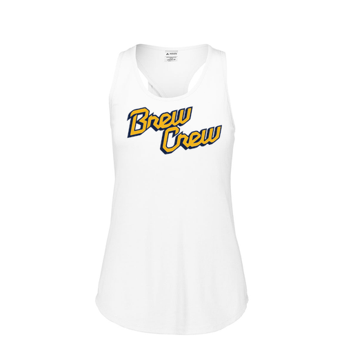 [3078.005.S-LOGO2] Ladies Tri Blend Tank Top (Female Adult S, White, Logo 2)