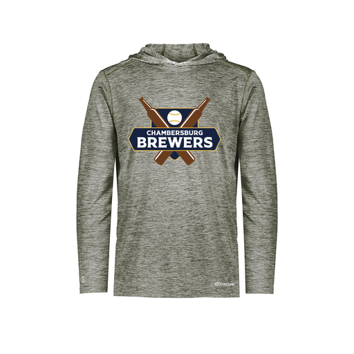 [FOLHCGGY-AS-LOGO1] Decker Men's Charge Hoodie (Adult S, Gray, Logo 1)