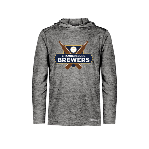 [FOLHCGBK-YS-LOGO1] Decker Youth Charge Hoodie (Youth S, Black, Logo 1)