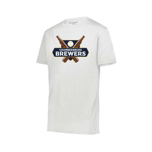 [222818.005.S-LOGO1] Men's Movement Dri Fit Shirt (Adult S, White, Logo 1)