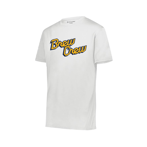[222818.005.S-LOGO2] Men's Movement Dri Fit Shirt (Adult S, White, Logo 2)