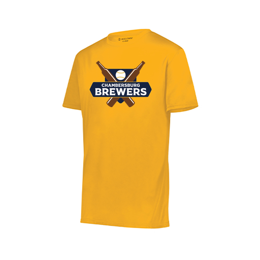 [222819.025.XXS-LOGO1] Youth Movement Dri Fit Shirt (Youth XXS, Athletic Gold, Logo 1)